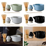 Maxbell 4Pcs Traditional Matcha Set for Family Japanese Matcha Preparation Best Gift Green