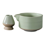 Maxbell 4Pcs Traditional Matcha Set for Family Japanese Matcha Preparation Best Gift Green