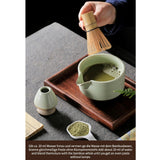 Maxbell 4Pcs Traditional Matcha Set for Family Japanese Matcha Preparation Best Gift Green
