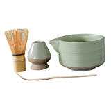 Maxbell 4Pcs Traditional Matcha Set for Family Japanese Matcha Preparation Best Gift Green