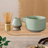 Maxbell 4Pcs Traditional Matcha Set for Family Japanese Matcha Preparation Best Gift Green