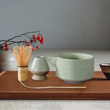 Maxbell 4Pcs Traditional Matcha Set for Family Japanese Matcha Preparation Best Gift Green