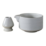 Maxbell 4Pcs Traditional Matcha Set for Family Japanese Matcha Preparation Best Gift White