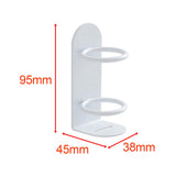 Maxbell Electric Toothbrush Holder for Bathroom Wall Mounted Stand Toothbrush Holder White