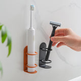 Maxbell Electric Toothbrush Holder for Bathroom Wall Mounted Stand Toothbrush Holder Brown