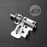Maxbell Door Latch Sliding Lock Rustproof Heavy Duty for Entrance Yard Wooden Fences