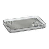 Maxbell Serving Tray Dish Drain Tray Luxury Style Tea Trays for Office Party Bedroom Gray