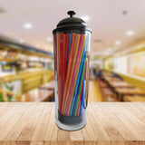 Maxbell Straw Dispenser Durable Drinking Straw Container for Kitchen Bar Living Room