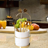 Maxbell Utensil Holder Tongs Whisks Forks Chopstick Holder for Kitchen Coffee Travel