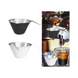 Maxbell Espresso Measuring Cup 100ml Capacity Mini Measuring Cup for Bar Bakery Black
