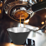 Maxbell Espresso Measuring Cup 100ml Capacity Mini Measuring Cup for Bar Bakery Black