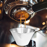 Maxbell Espresso Measuring Cup 100ml Capacity Mini Measuring Cup for Bar Bakery White