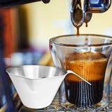 Maxbell Espresso Measuring Cup 100ml Capacity Mini Measuring Cup for Bar Bakery White