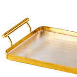 Maxbell coffee servings Tray Perfume Candle Tray Keys for Countertop Bedroom Entrance Aureate large