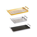 Maxbell coffee servings Tray Perfume Candle Tray Keys for Countertop Bedroom Entrance Aureate large