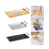 Maxbell coffee servings Tray Perfume Candle Tray Keys for Countertop Bedroom Entrance Aureate large