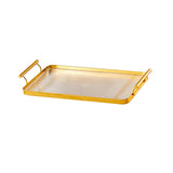 Maxbell coffee servings Tray Perfume Candle Tray Keys for Countertop Bedroom Entrance Aureate large
