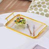 Maxbell coffee servings Tray Perfume Candle Tray Keys for Countertop Bedroom Entrance Aureate large