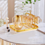 Maxbell coffee servings Tray Perfume Candle Tray Keys for Countertop Bedroom Entrance Aureate large