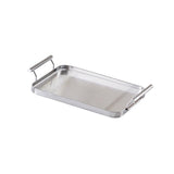 Maxbell coffee servings Tray Perfume Candle Tray Keys for Countertop Bedroom Entrance Argent small