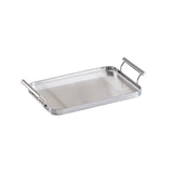 Maxbell coffee servings Tray Perfume Candle Tray Keys for Countertop Bedroom Entrance Argent small