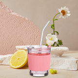 Maxbell 350ml Water Cup Bar Accessories Drinking Glass Cups for Beverage juice pink