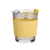 Maxbell 350ml Water Cup Bar Accessories Drinking Glass Cups for Beverage juice yellow
