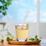 Maxbell 350ml Water Cup Bar Accessories Drinking Glass Cups for Beverage juice yellow
