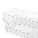 Maxbell 2 Tier Automatic Rolling Drink Storage Rack Can Dispenser for Pantry without Lid