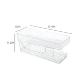 Maxbell 2 Tier Automatic Rolling Drink Storage Rack Can Dispenser for Pantry without Lid