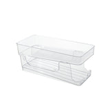 Maxbell 2 Tier Automatic Rolling Drink Storage Rack Can Dispenser for Pantry without Lid