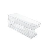 Maxbell 2 Tier Automatic Rolling Drink Storage Rack Can Dispenser for Pantry without Lid