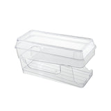 Maxbell 2 Tier Automatic Rolling Drink Storage Rack Can Dispenser for Pantry with Lid