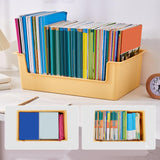 Maxbell File Box with Wheels Oversized Storage Container for Closet Office Kids Room L Yellow