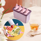 Maxbell Popsicle Maker DIY with Lids Kitchen Tools Ice Cream Maker for Home Homemade Pink