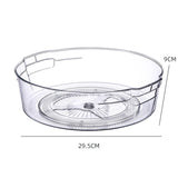 Maxbell Rotating Turntable Organizer Condiment Storage Rack for Dining Pantry Baking