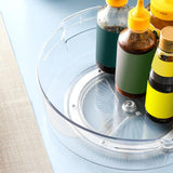 Maxbell Rotating Turntable Organizer Condiment Storage Rack for Dining Pantry Baking