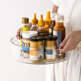 Maxbell Rotating Turntable Organizer Condiment Storage Rack for Dining Pantry Baking