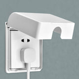Maxbell 86 Type Switch Box Electric Plug Covers for Swimming Pools Kitchen Home White