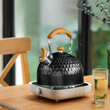 Maxbell Stainless Steel Tea Kettle Loud Whistling 2.5L for Tea Coffee Travel Camping