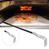 Maxbell Pizza Oven Ash Shovel Portable Cleaning Rake for Grill Fireplaces Wood Stove A