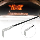 Maxbell Pizza Oven Ash Shovel Portable Cleaning Rake for Grill Fireplaces Wood Stove A