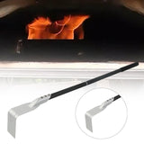 Maxbell Pizza Oven Ash Shovel Portable Cleaning Rake for Grill Fireplaces Wood Stove A