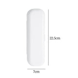 Maxbell Toothbrush Travel Case Protective Cover Compact Portable Holder for Bathroom White