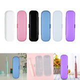 Maxbell Toothbrush Travel Case Protective Cover Compact Portable Holder for Bathroom White