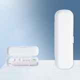 Maxbell Toothbrush Travel Case Protective Cover Compact Portable Holder for Bathroom White