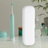 Maxbell Toothbrush Travel Case Protective Cover Compact Portable Holder for Bathroom White