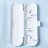 Maxbell Toothbrush Travel Case Protective Cover Compact Portable Holder for Bathroom White