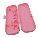 Maxbell Toothbrush Travel Case Protective Cover Compact Portable Holder for Bathroom Pink