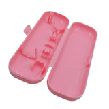 Maxbell Toothbrush Travel Case Protective Cover Compact Portable Holder for Bathroom Pink